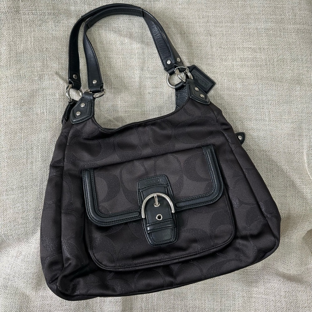 Coach Campbell Signature Hobo Bag